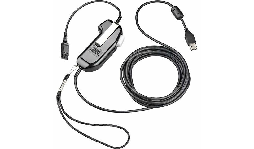 Poly SHS 2626-13 USB-PTT Secure Voice Monaural no Serial no PTT Momentary TAA