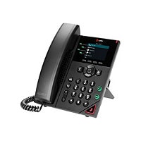 Poly VVX 250 IP Phone - Corded - Corded - Desktop, Wall Mountable - Black