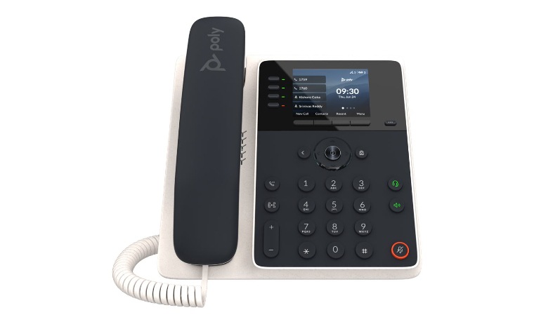 Poly Edge E220 IP Phone - Corded - Corded - Bluetooth - Desktop