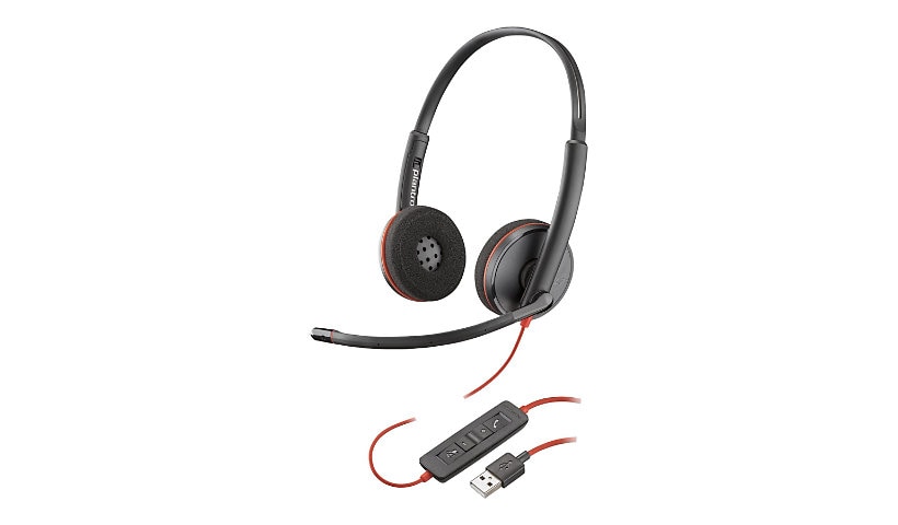Poly Blackwire C3220 USB-A Black Headset