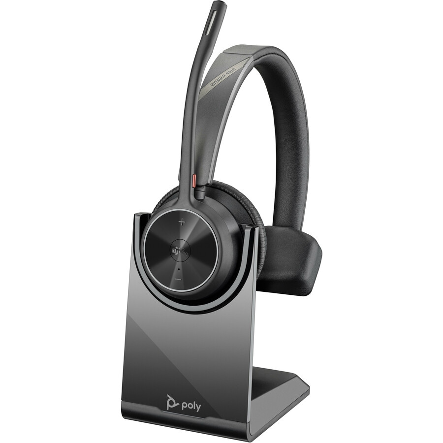 Thumbnail 5 of 10 for Poly Voyager 4310 Microsoft Teams Certified Headset + BT700 Dongle + Charging Stand