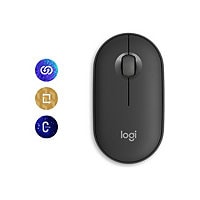 Logitech Pebble Mouse 2 M350s Slim Bluetooth Wireless Mouse, Tonal Graphite