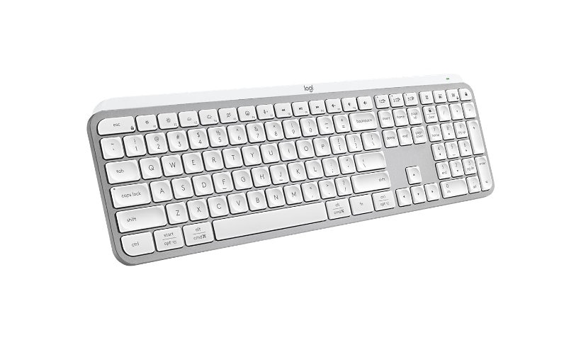 Logitech MX Keys S Wireless Keyboard, Pale Gray - keyboard - low profile - pale gray