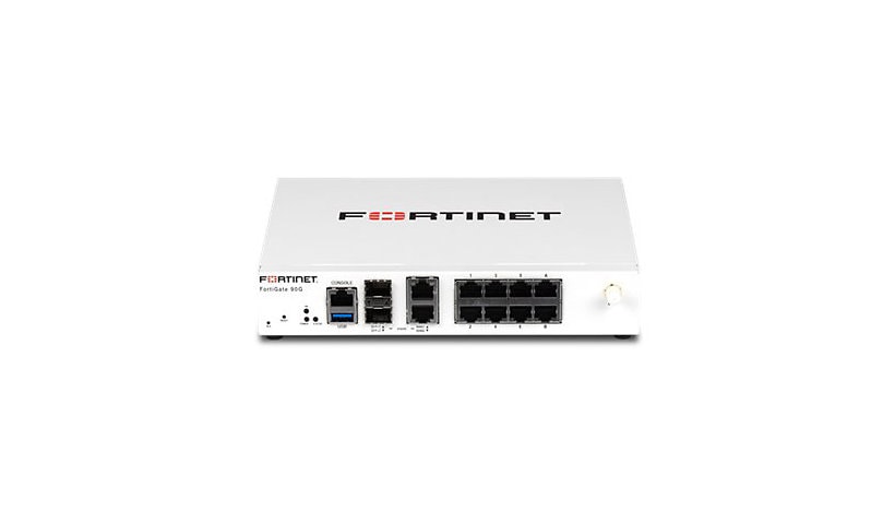 Fortinet FortiGate 91G - security appliance - with 1 year FortiCare Premium Support + 1 year FortiGuard Unified Threat