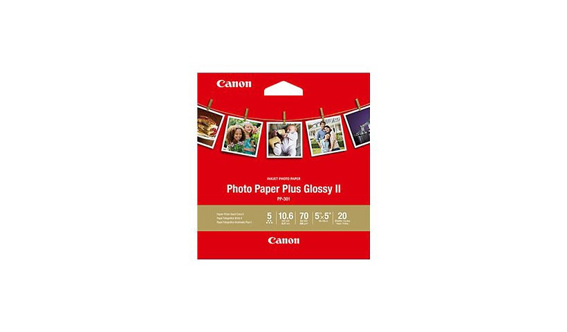 Canon Photo Paper Plus Glossy II PP-301 - photo paper - high-glossy - 20 sheet(s) -  - 265 g/m²