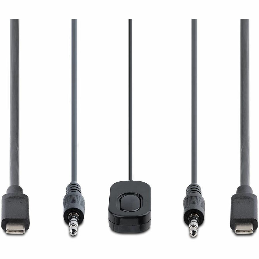 Thumbnail 6 of 8 for StarTech.com 2-Port USB-C Cable KVM Switch, 4K 60Hz DisplayPort Output, Compact KVM with 4ft/1.2m Integrated Host Cables