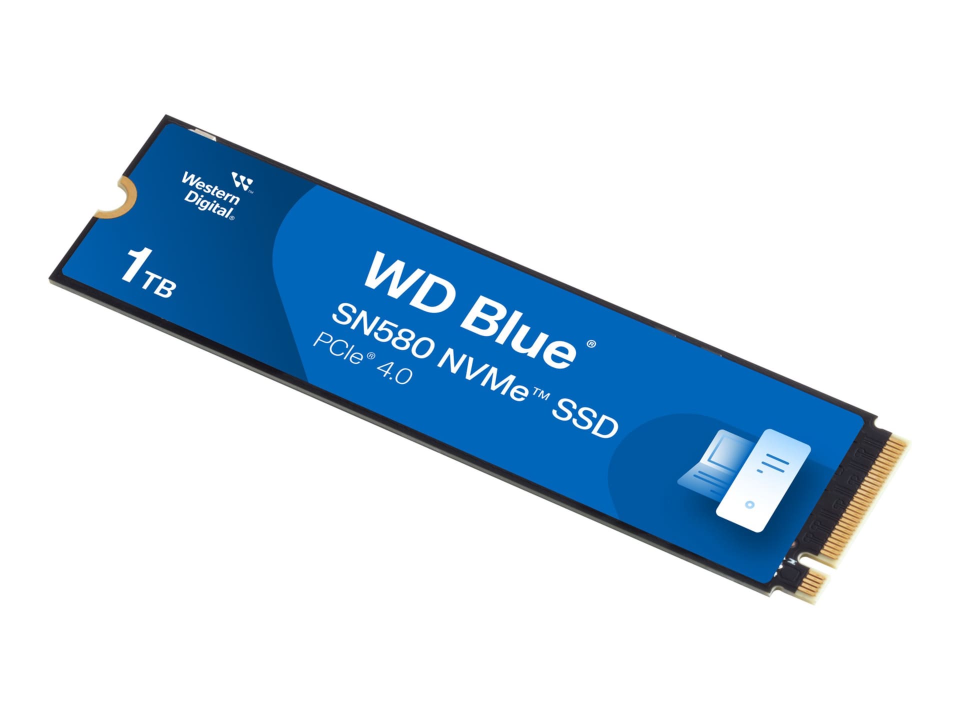 Western Digital 【Western Digital】WDS100T3B0E　1TB WD Blue SN580 NVMe SSD - Gen4 x4 PCIe 16Gb/秒 M.2 2280 最大4,150MB/秒　新品！