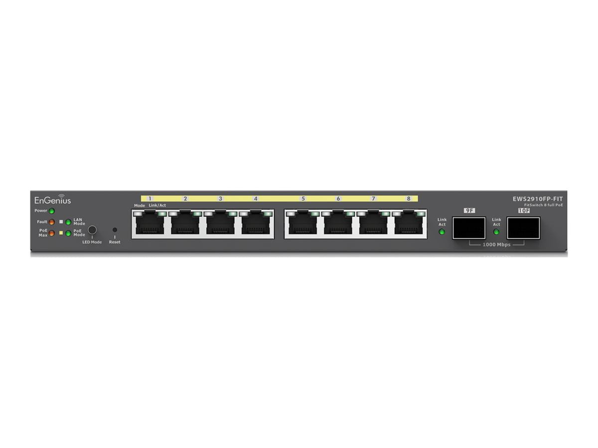 EnGenius Fit EWS2910FP-FIT - switch - 8 ports - managed