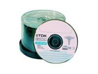 TDK Medical Grade - CD-R x 50 - 700 MB - storage media