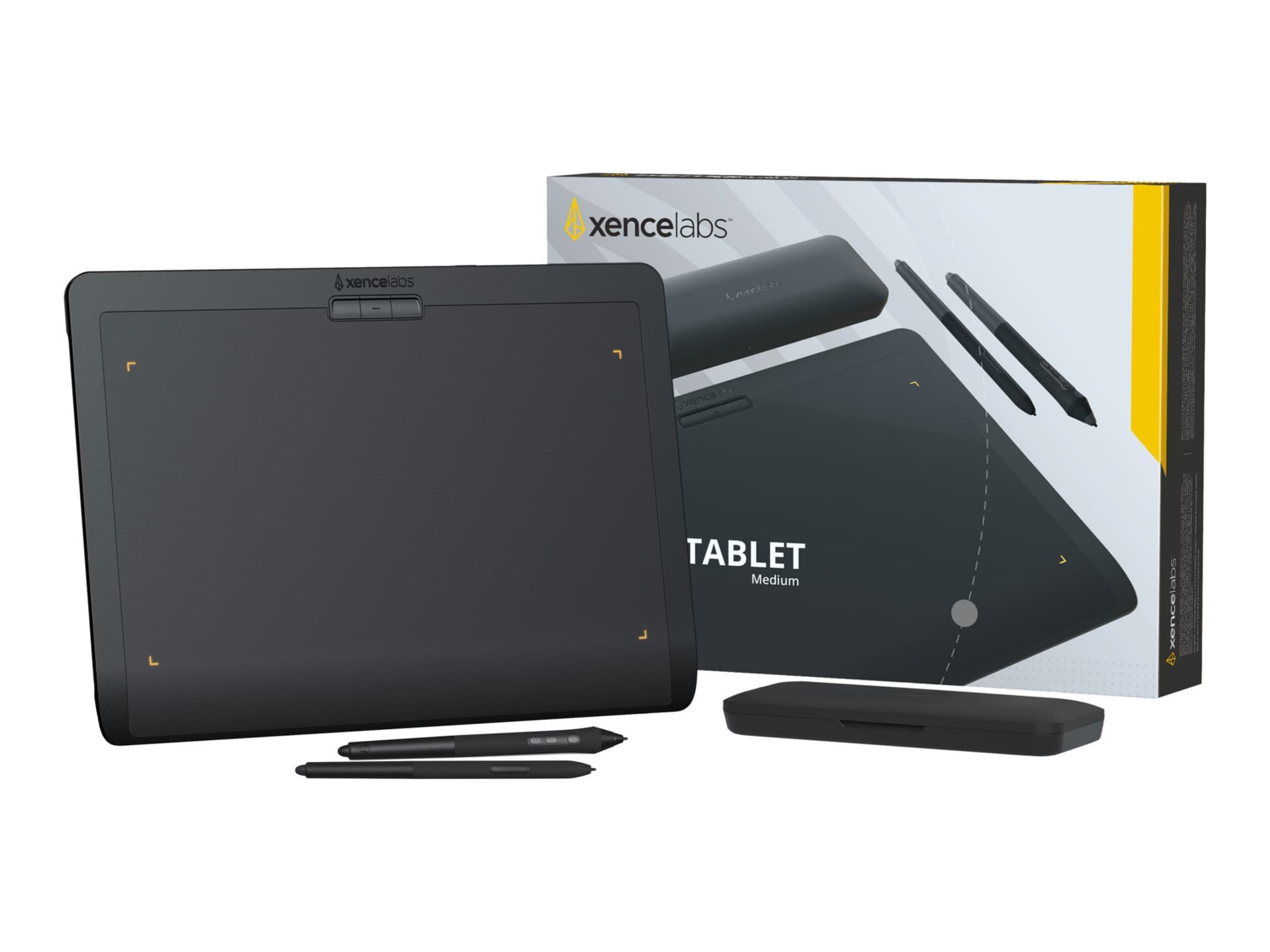 Xencelabs Pen Tablet Medium - digitizer - USB-C - carbon black