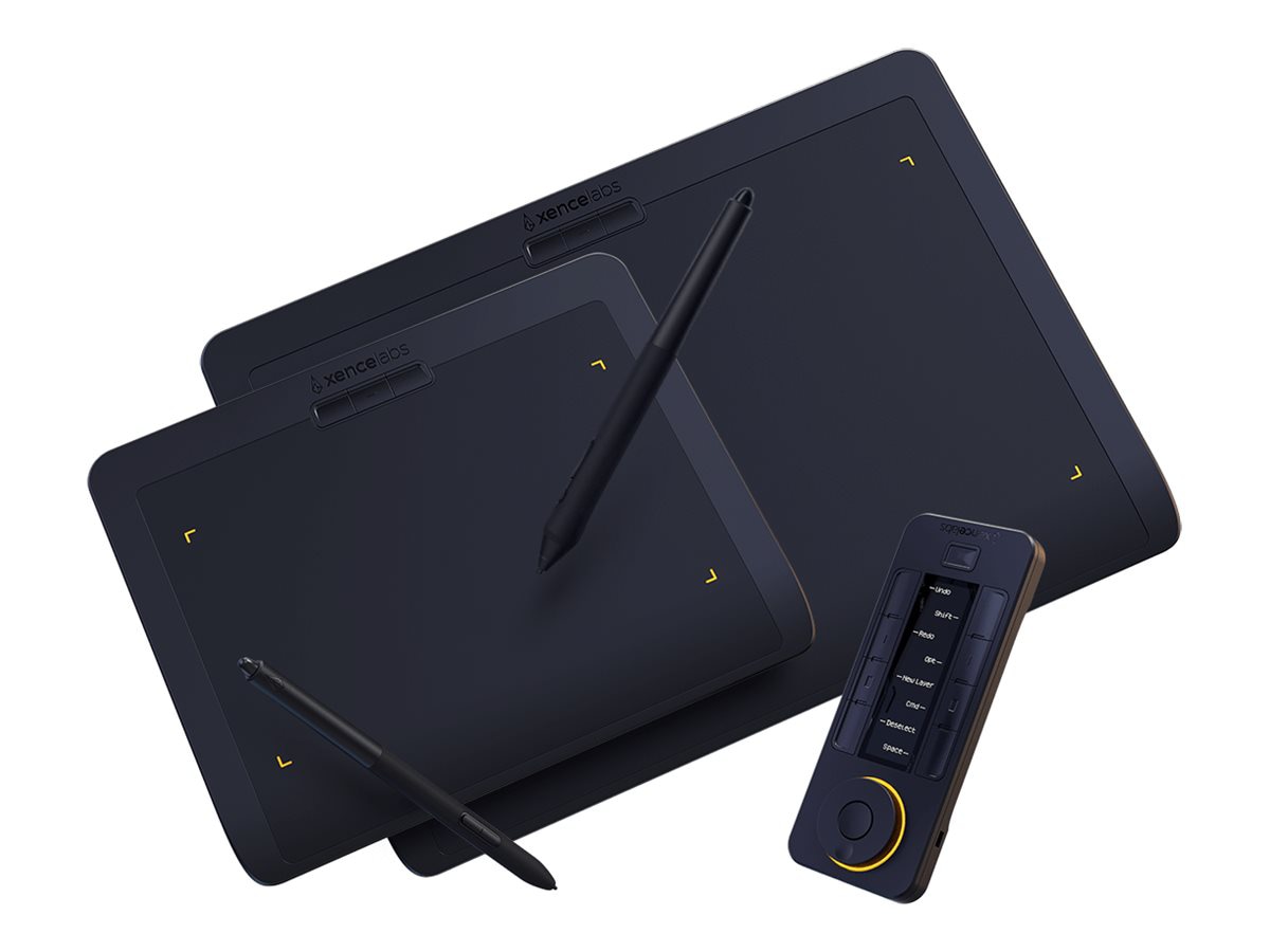 Xencelabs Pen Tablet Medium - digitizer - USB-C - carbon black