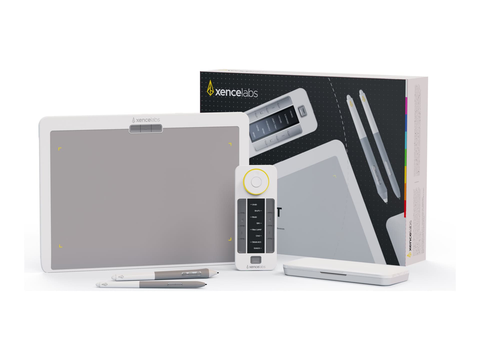 Xencelabs Pen Tablet Medium Bundle SE - digitizer - USB-C - white - with Quick Keys