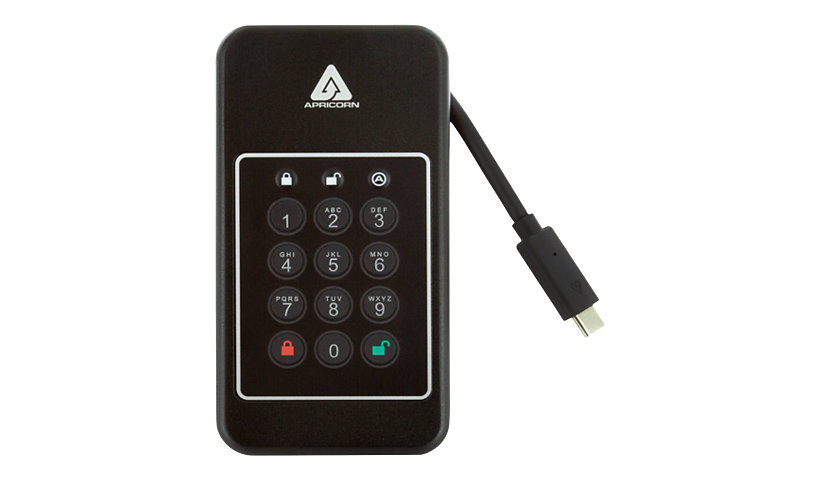 Apricorn Aegis NVX - SSD - 1 TB - USB 3.2 Gen 2 - TAA Compliant