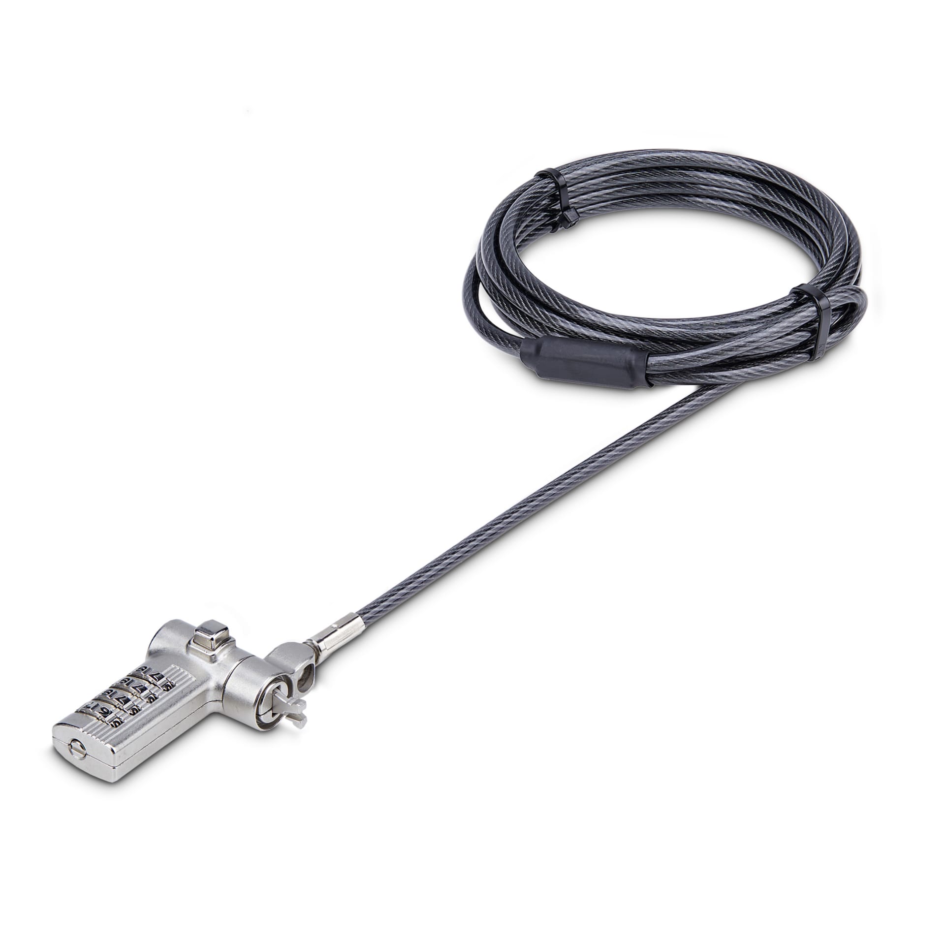 StarTech.com Universal Laptop Lock 6.6ft, Noble Wedge/Nano/K-Slot Compatibl