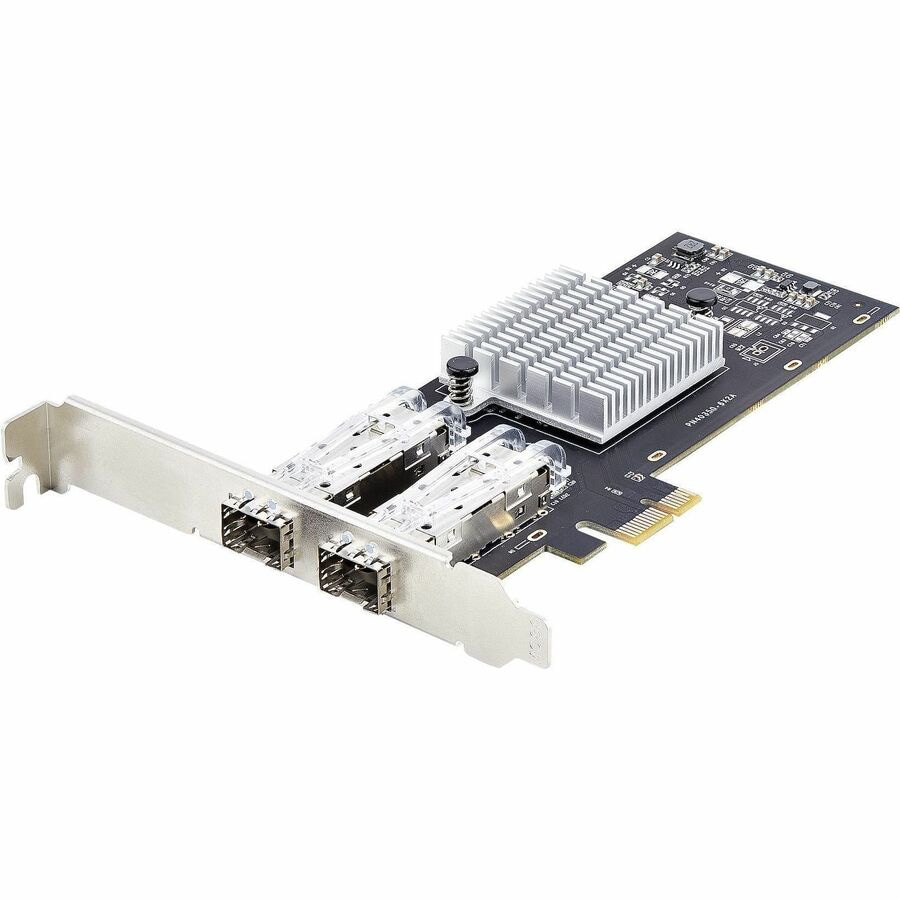 StarTech.com 2-Port GbE SFP Network Card, PCIe 2.0, Intel I350-AM2, 1000BASE Copper/Fiber Optic, Gigabit Ethernet NIC