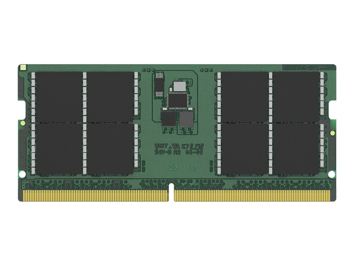 Kingston ValueRAM - DDR5 - module - 32 GB - SO-DIMM 262-pin - 5200 MHz / PC5-41600 - unbuffered