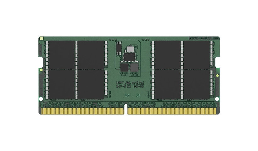 Kingston ValueRAM - DDR5 - module - 32 GB - SO-DIMM 262-pin - 5200 MHz / PC5-41600 - unbuffered