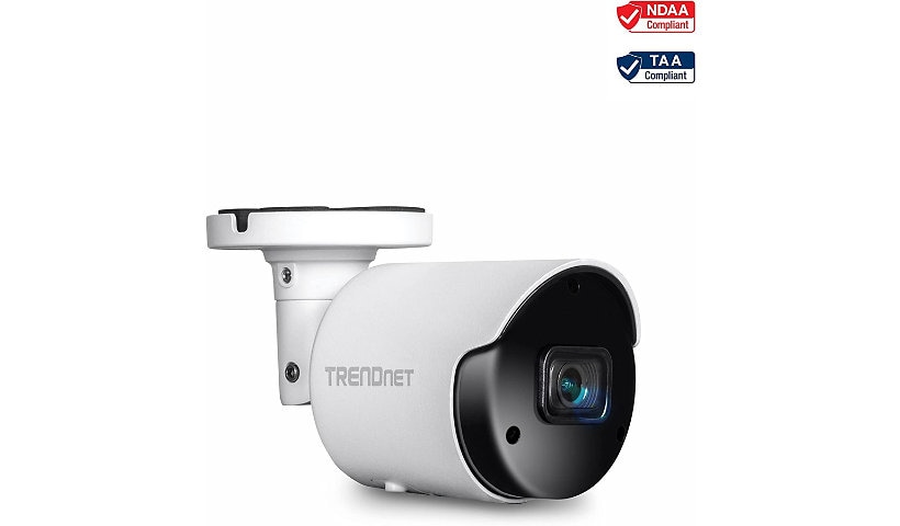 TRENDnet TV-IP1514PI 5 Megapixel Indoor/Outdoor Network Camera - Color - Bullet - White - TAA Compliant