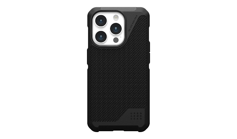UAG Rugged case for Apple iPhone 15 Pro - Metropolis Series with MagSafe -Kevlar Black