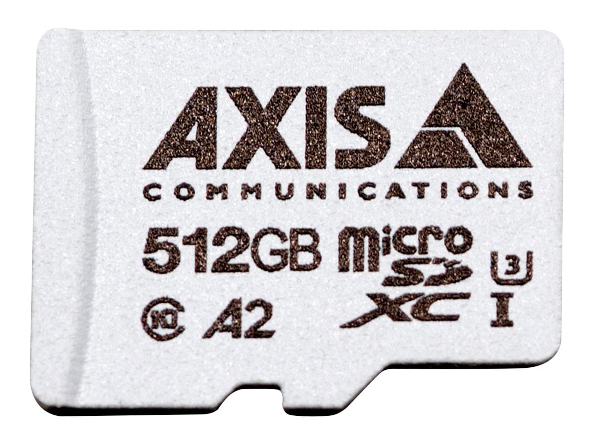 AXIS Surveillance - carte mémoire flash - 512 Go - microSDXC UHS-I