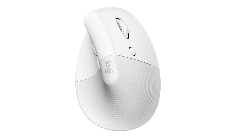 Logitech Lift for Mac Wireless Vertical Ergonomic Mouse - Off-white - vertical mouse - Bluetooth