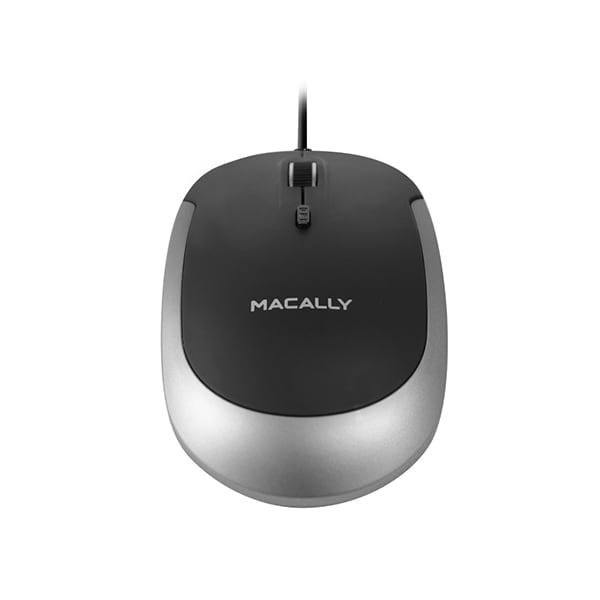 Macally USB-C Optical Mouse - Black