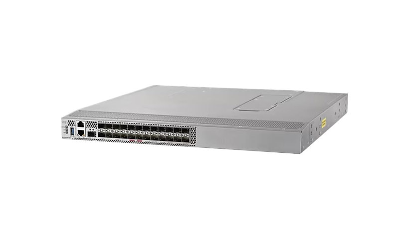 Cisco MDS 9124V - switch - 24 ports - managed - rack-mountable - with 24x 32 Gbps SW SFP+ transceiver