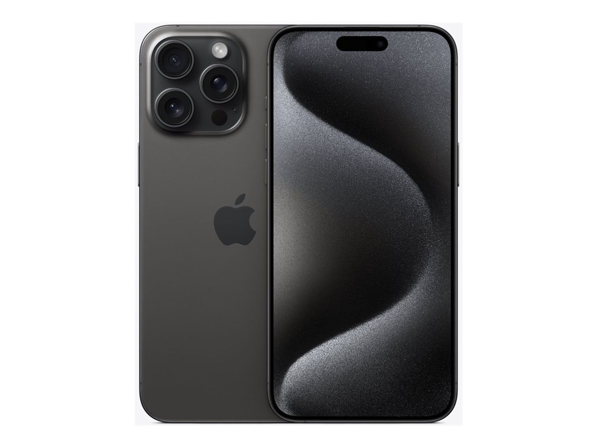 Apple iPhone 15 Pro Max - black titanium - 5G smartphone - 1 TB - GSM