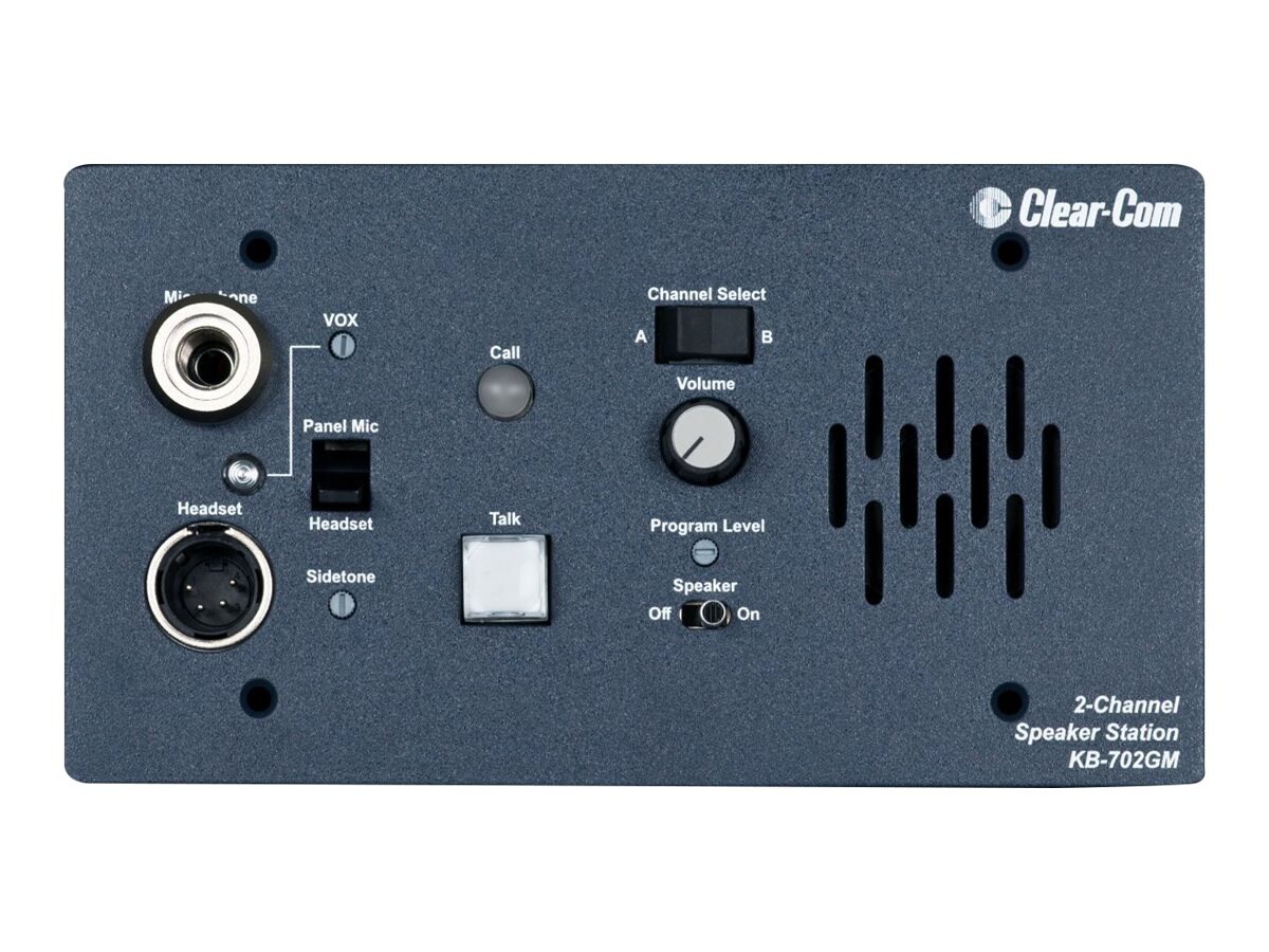 Clear-Com KB-702GM - remote speaker station - 2 channels
