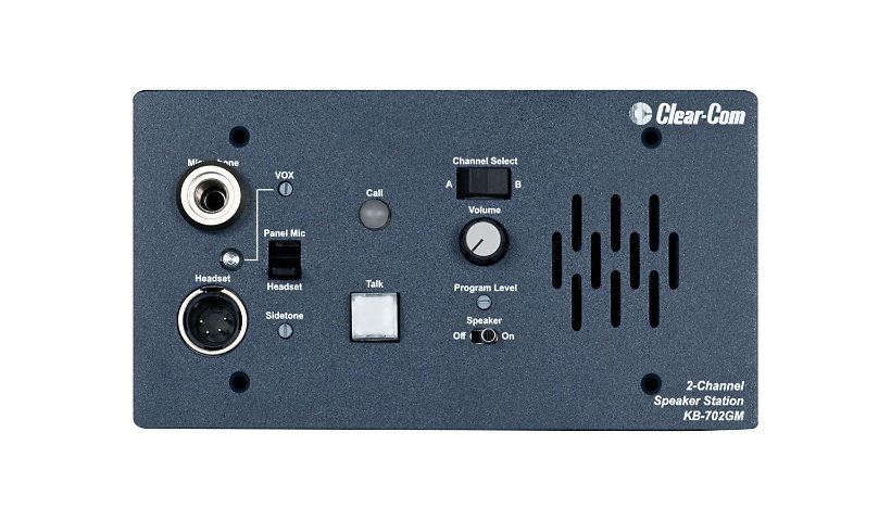 Clear-Com KB-702GM - remote speaker station - 2 channels