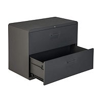 Vari - lateral filing cabinet - 2 drawers - slate