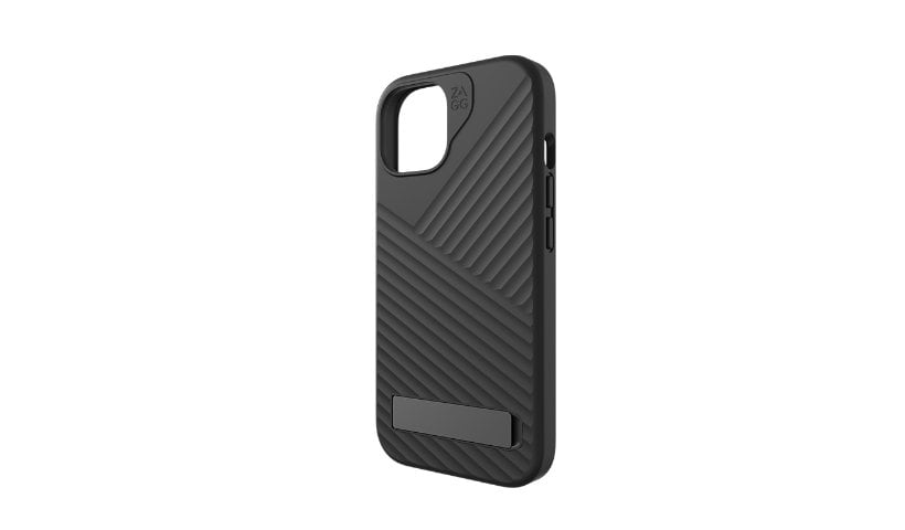 ZAGG Denali Snap with Kickstand iPhone 15 Case  - Drop Protection (16ft/5m), MagSafe Phone Case, Black