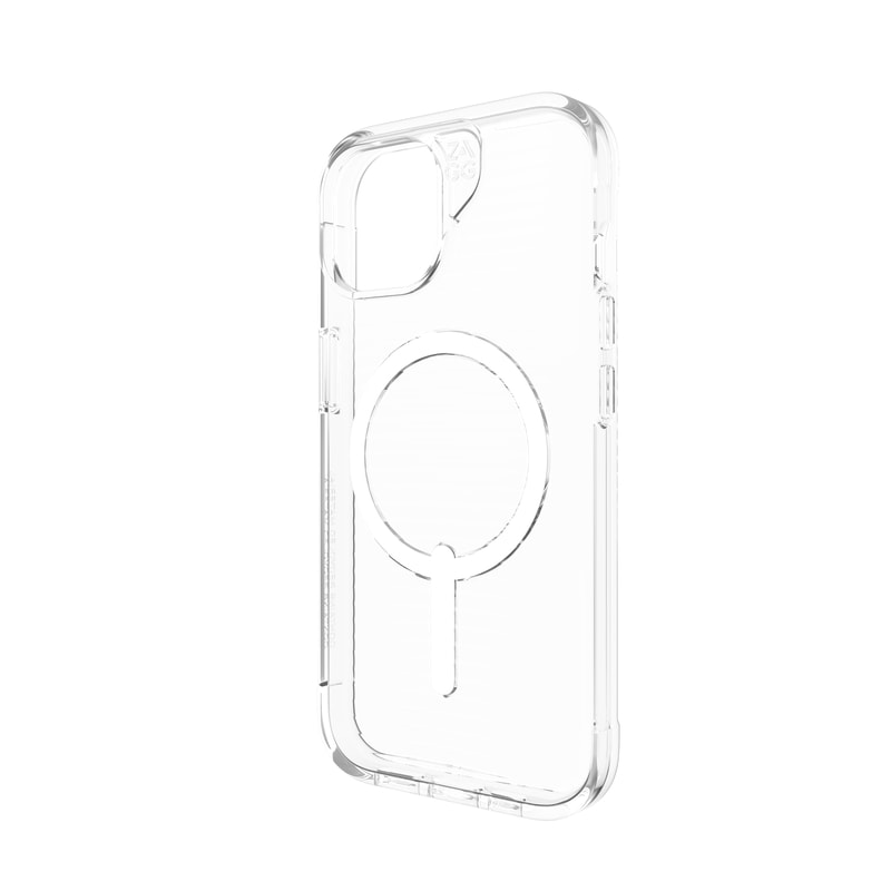 ZAGG Luxe Snap iPhone 15  Case, Drop Protection (10ft/3m), Graphene Material, Slim and Lightweight MagSafe Case, Clear