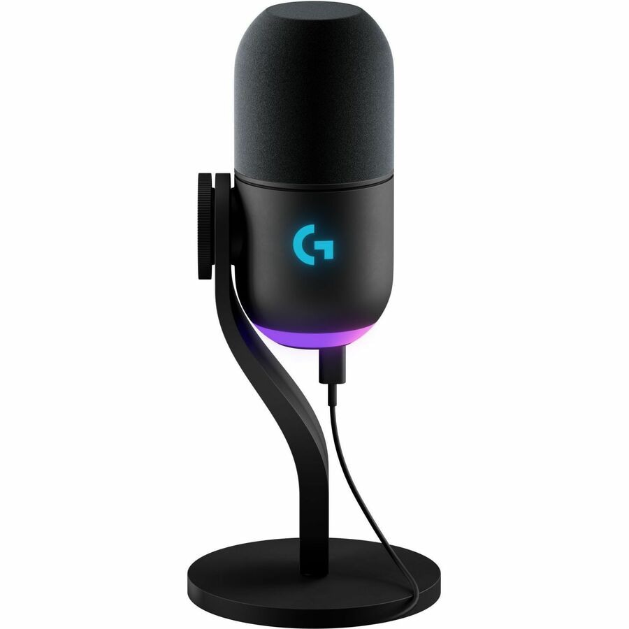 The Logitech G YETI GX microphone cancels out background noise