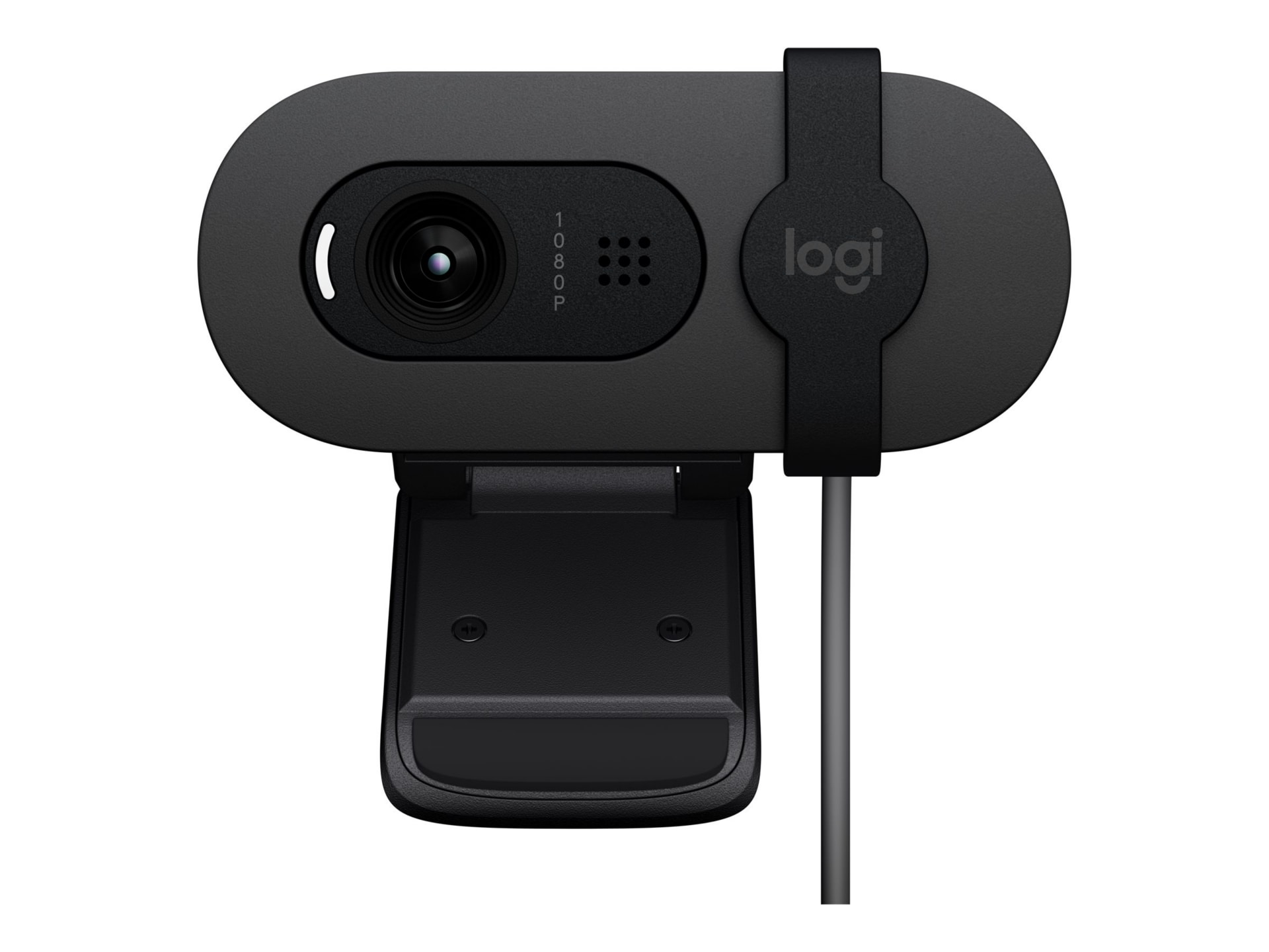 Logitech Brio 105 Full HD 1080p Business Webcam with Auto-Light Balance, Gr
