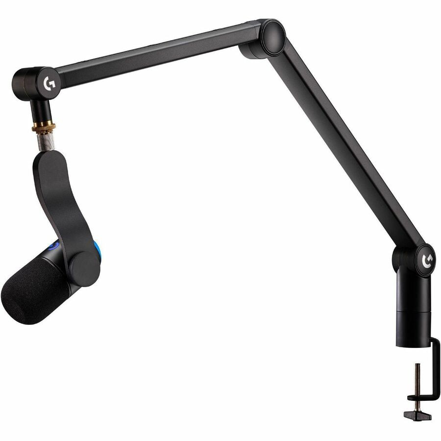 Logitech G Compass Premium Broadcast Boom Arm for Microphone, Black - boom