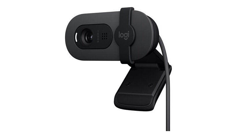 Logitech Brio 100 Full HD Webcam for Meetings and Streaming, Graphite - webcam