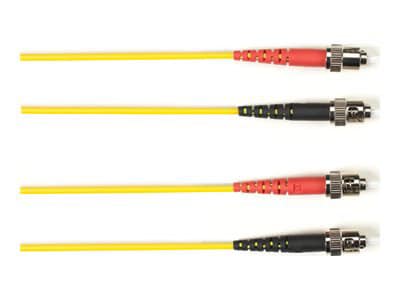 Black Box 10' ST to ST Duplex Patch Cable - Yellow