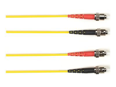 Black Box 10' ST to ST Duplex Patch Cable - Yellow