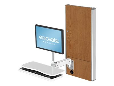 Enovate Medical e130 with eDesk - mounting kit - for LCD display / keyboard