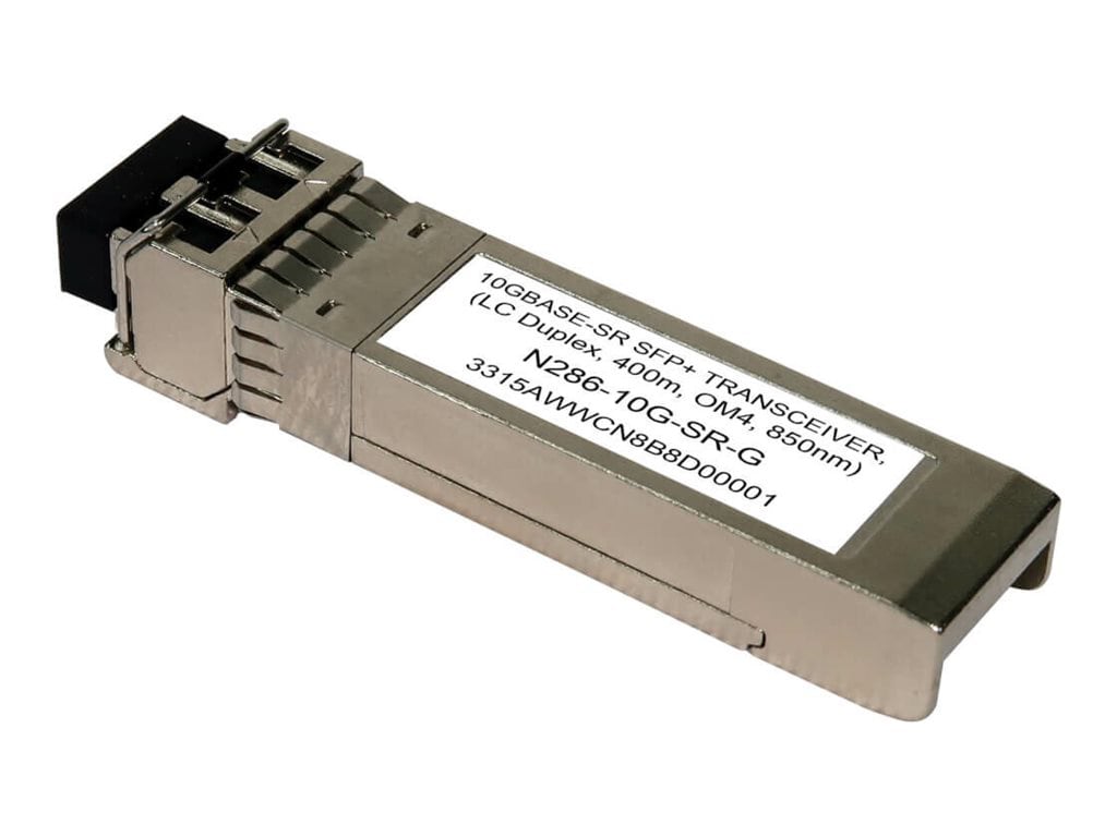 Eaton Tripp Lite Series SFP+ Transceiver - 10GBase-SR, LC Duplex MMF, 10 Gb