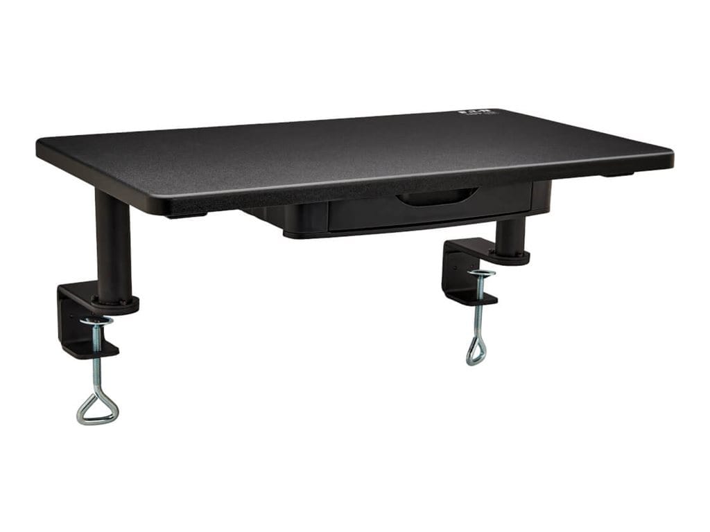 Tripp Lite Desk-Clamp Monitor Riser with Storage Drawer 6.5" Above Surface TAA