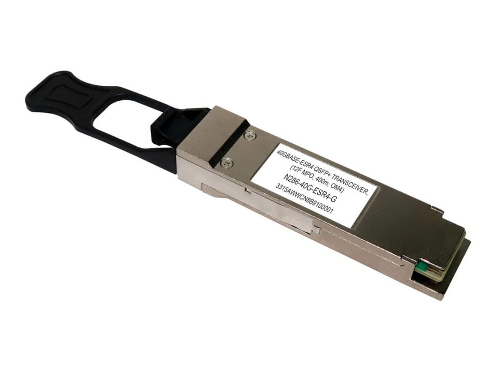 Tripp Lite series 40GBase-SR4 QSFP+ Transceiver, 40G 850nm, 400m MPO MMF