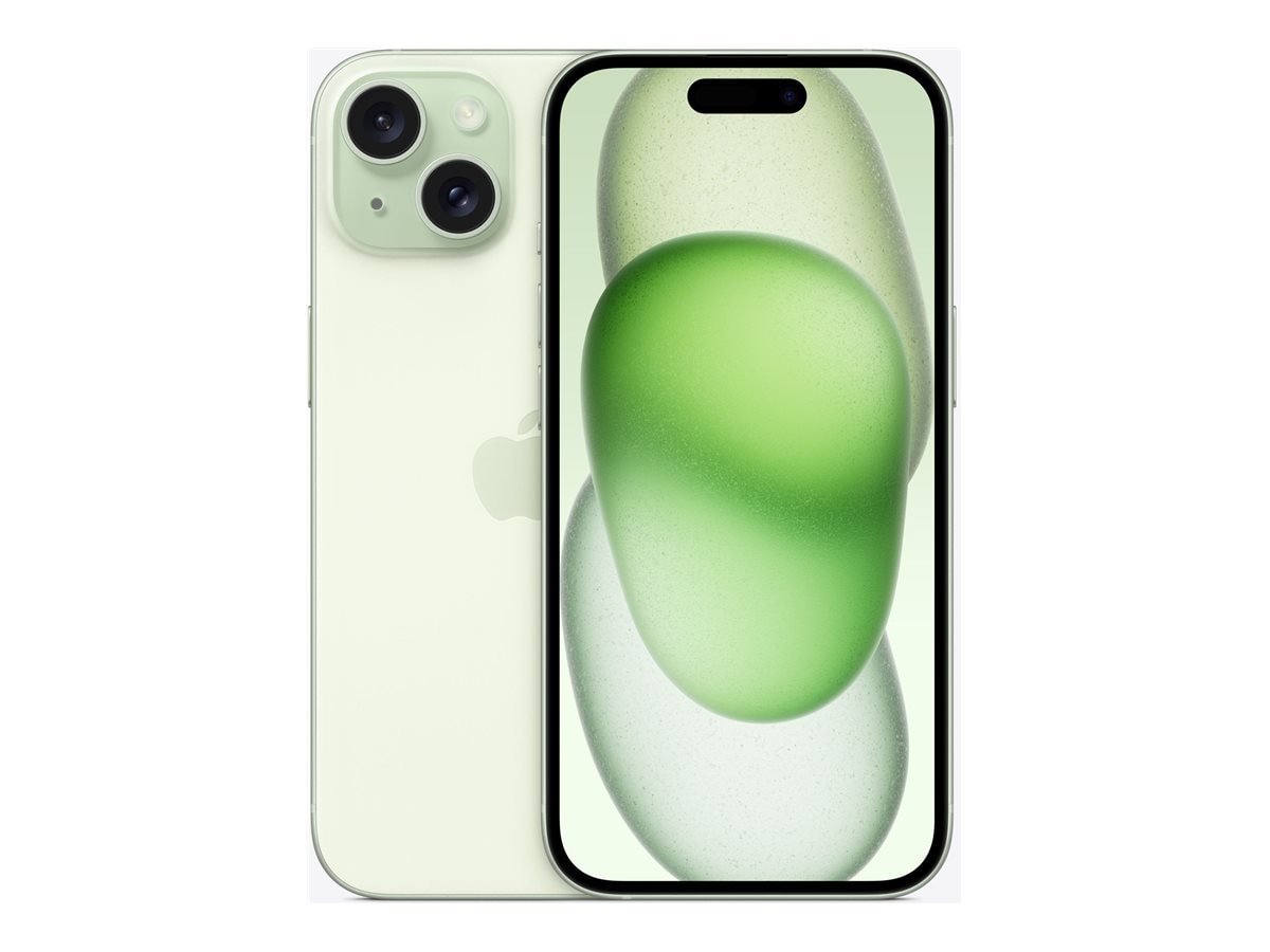 Apple iPhone 15 - vert - 5G smartphone - 256 Go - GSM