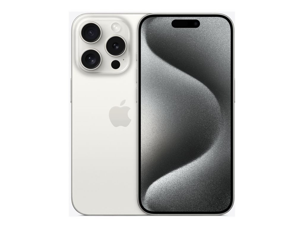 Apple iPhone 15 Pro - white titanium - 5G smartphone - 128 Go - GSM