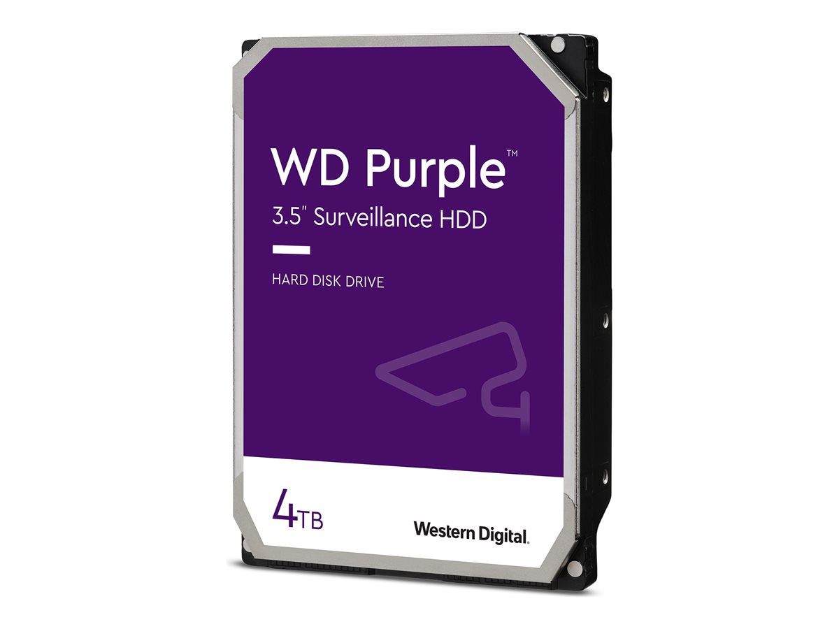 WD Purple WD43PURZ - hard drive - 4 TB - surveillance - SATA 6Gb/s