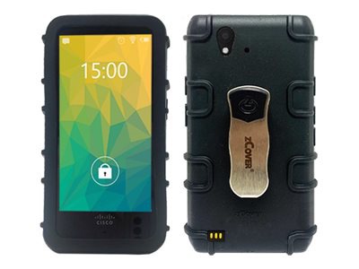 zCover Silicon Case with Beltclip for Webex 840 Wireless Phone and Versity 9240 Handset - Black