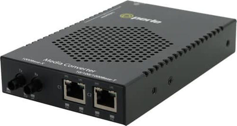 Perle S-1110DHP-ST2 Fiber Media Converter