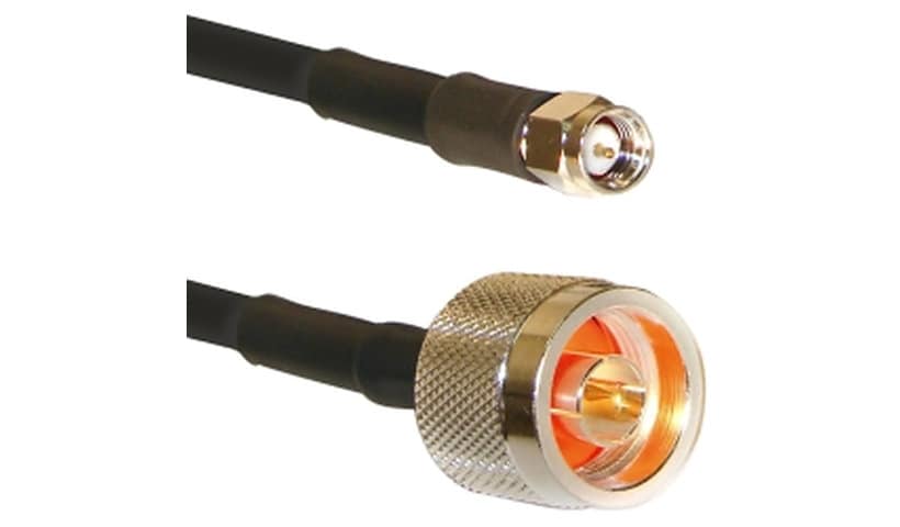 Ventev 3' RG58 Cable Assembly with N Male to RPSMA Male Connector