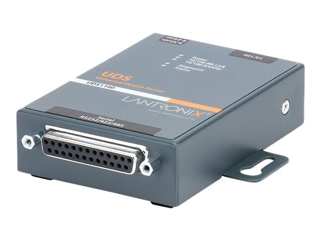 Lantronix Device Server UDS1100 One Port Serial (RS232/ RS422/ RS485) to IP Ethernet, UL864 - device server